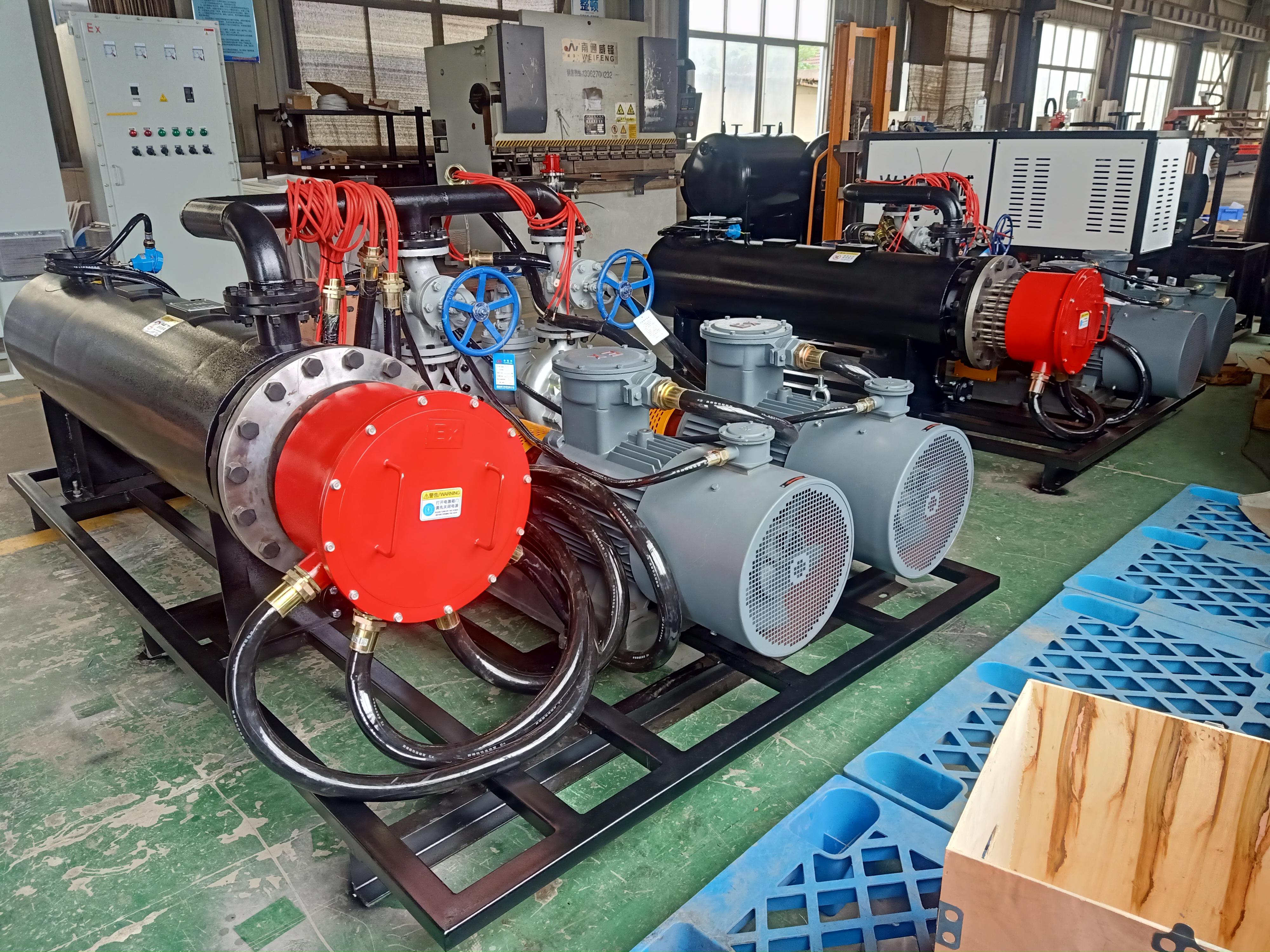 Gas pipeline heater