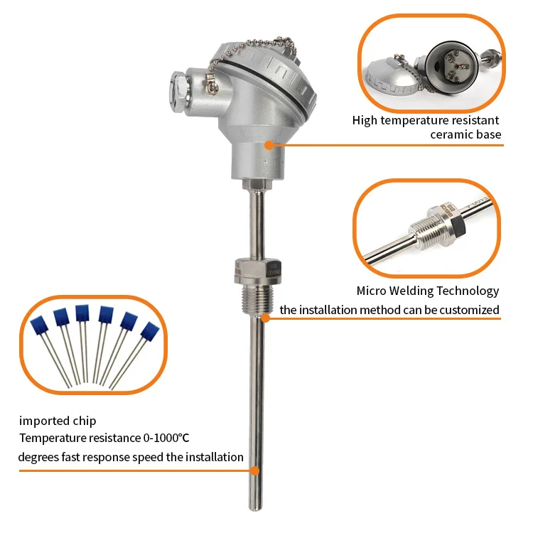 X Industrial armored thermocouple