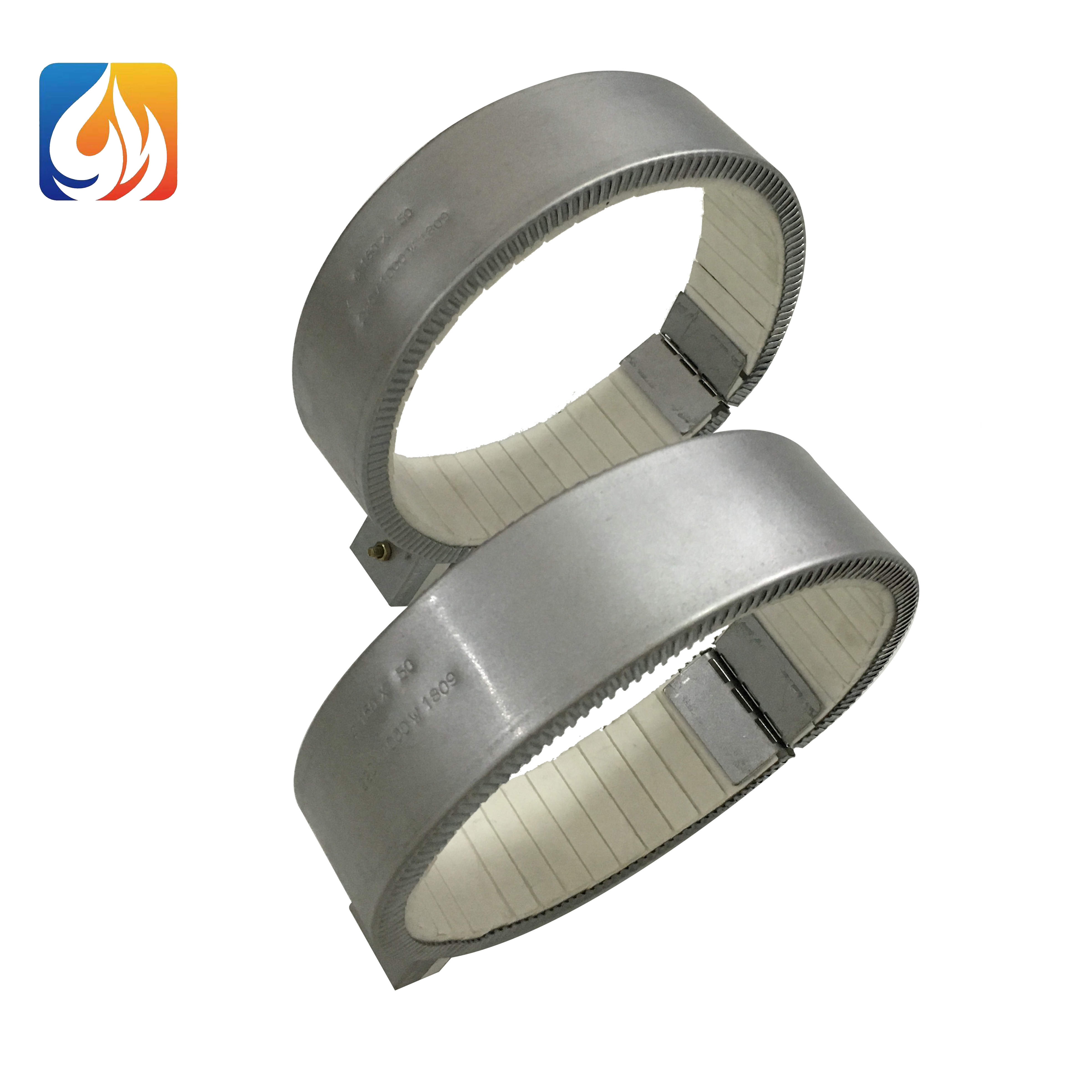 Ceramic band heater for packaging equipment