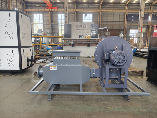 Hot air circulation duct heater