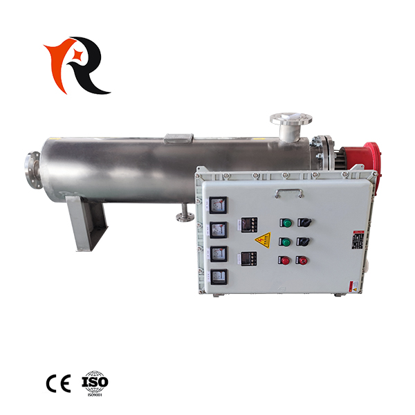 compressed air pipeline heater