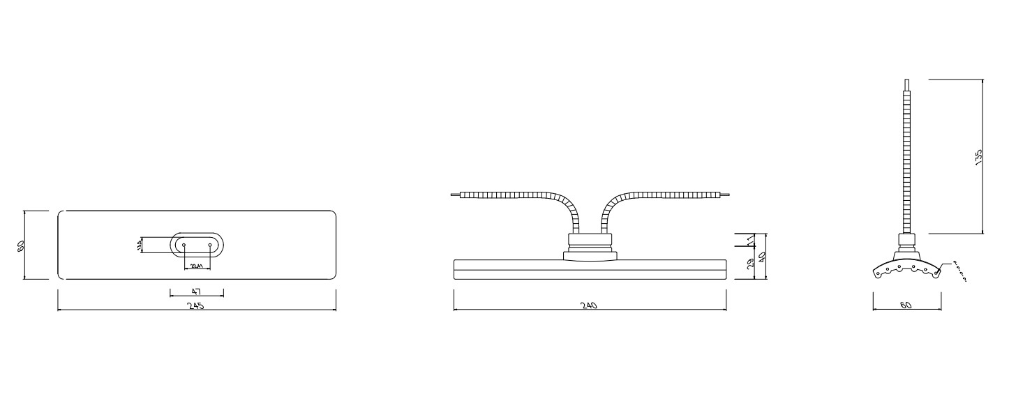 drawing of ceramic infrared heater